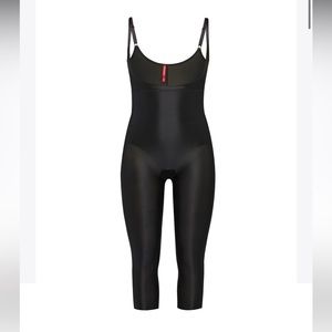 Spanx “suit your fancy open bust catsuit”